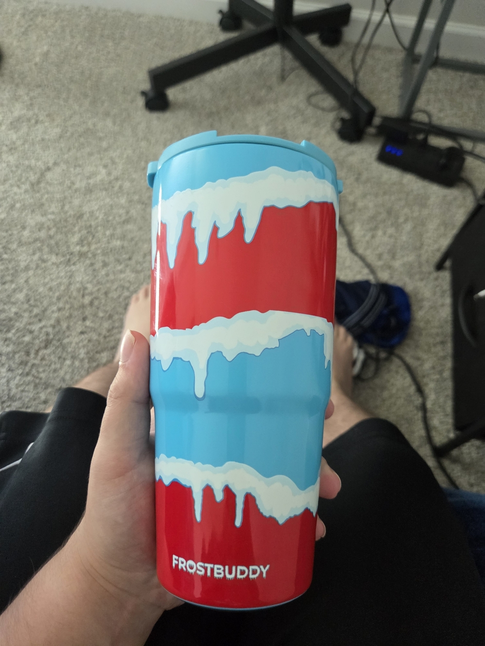Frosty freeze to go buddy.